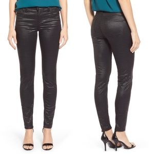 Kut from the Kloth MIA Houndstooth Skinny Jeans 12